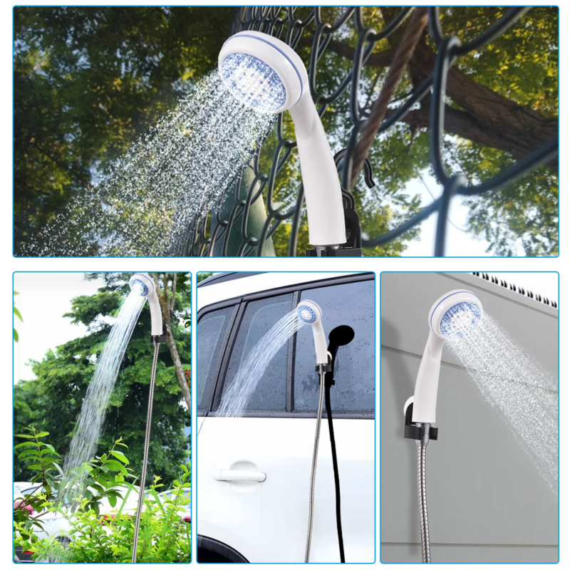 Portable Camping Shower Outdoor USB Rechargeable Electric Shower Pump for Camping Car Washing Gardening Pet Cleaning - Image 5